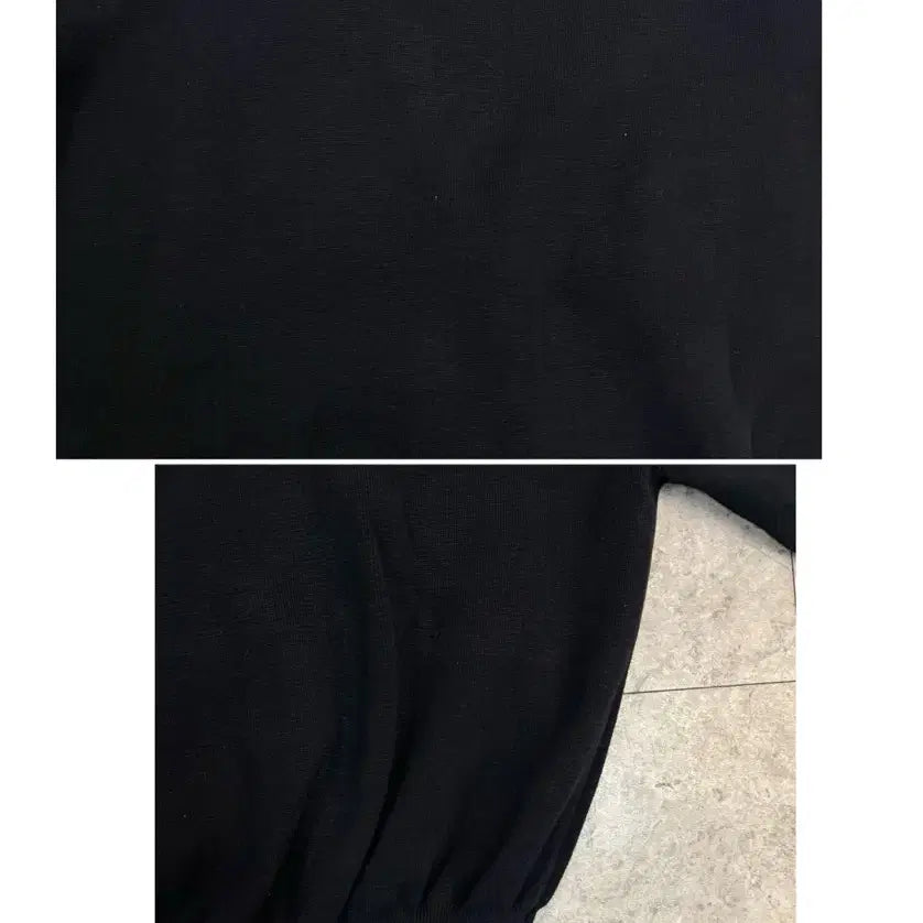 [BUNJANG] Lont Cotton Cardigan - Black - L / 론트 코튼 가디건 블랙 L  