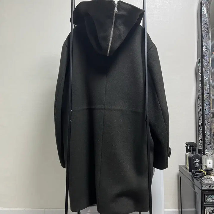 [BUNJANG] Juun.J Two-Tone Khaki Hooded Long Coat / 정품 46) 준지 Juun.j 투톤 카키 후드 롱 코트