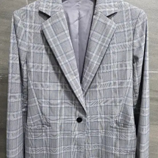 [BUNJANG] Theory Check Jacket / Theory 띠어리, 모혼방 체크 자켓 8