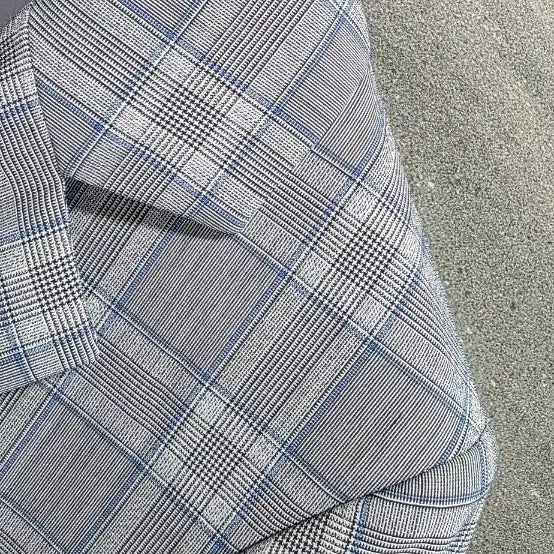 [BUNJANG] Theory Check Jacket / Theory 띠어리, 모혼방 체크 자켓 8