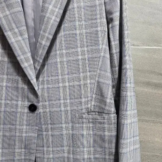 [BUNJANG] Theory Check Jacket / Theory 띠어리, 모혼방 체크 자켓 8