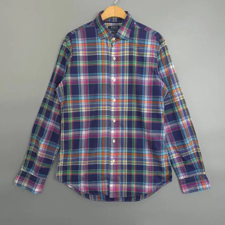 [BUNJANG] Polo Ralph Lauren Slim Fit Checkered Shirt M / 폴로 랄프로렌 Polo Ralph Lauren 슬림핏 체크 셔츠 M