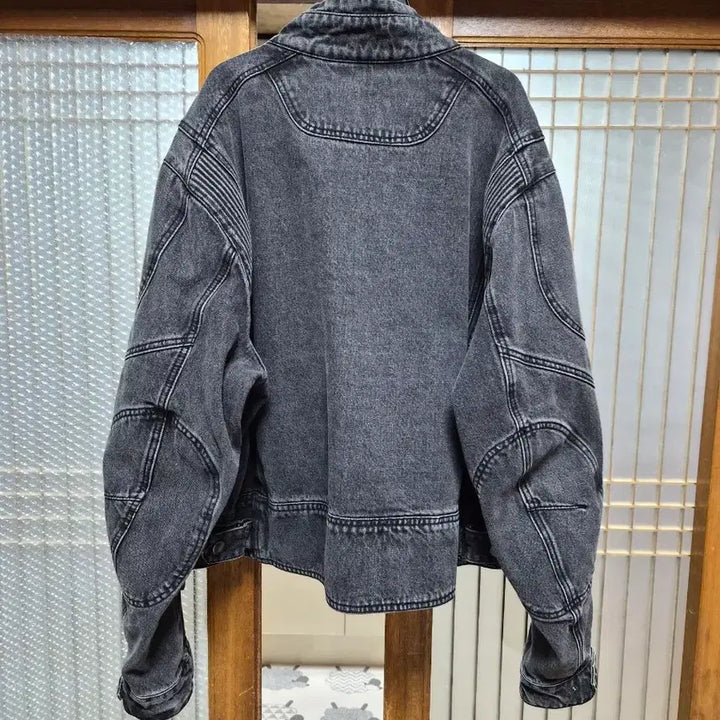 [BUNJANG] Anti Platform Black Denim Rider Jacket / 앤티플랫폼 블랙 데님 라이더 자켓