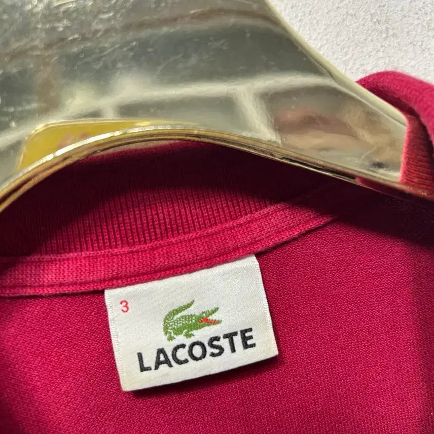[BUNJANG] Lacoste Polo Shirt Red (95 Size) / 라코스테 반팔 폴로티 레드 95사이즈