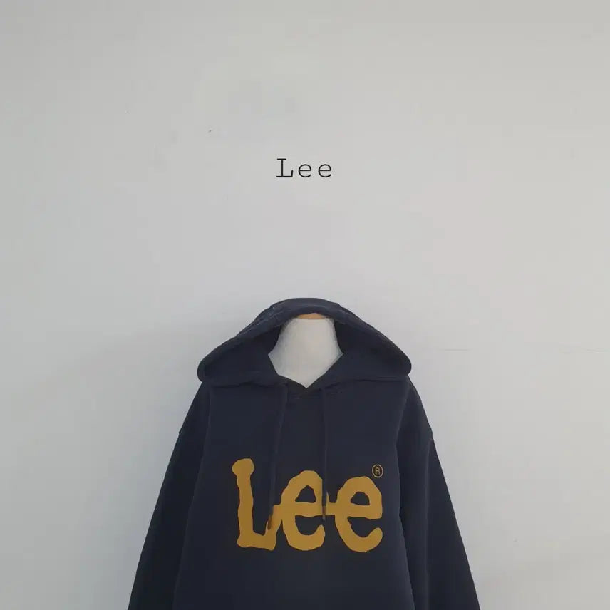 [BUNJANG] Lee Big Logo Hoodie Navy (XL) / 세일)No.26031704 Lee 리 빅로고 후드티 네이비
