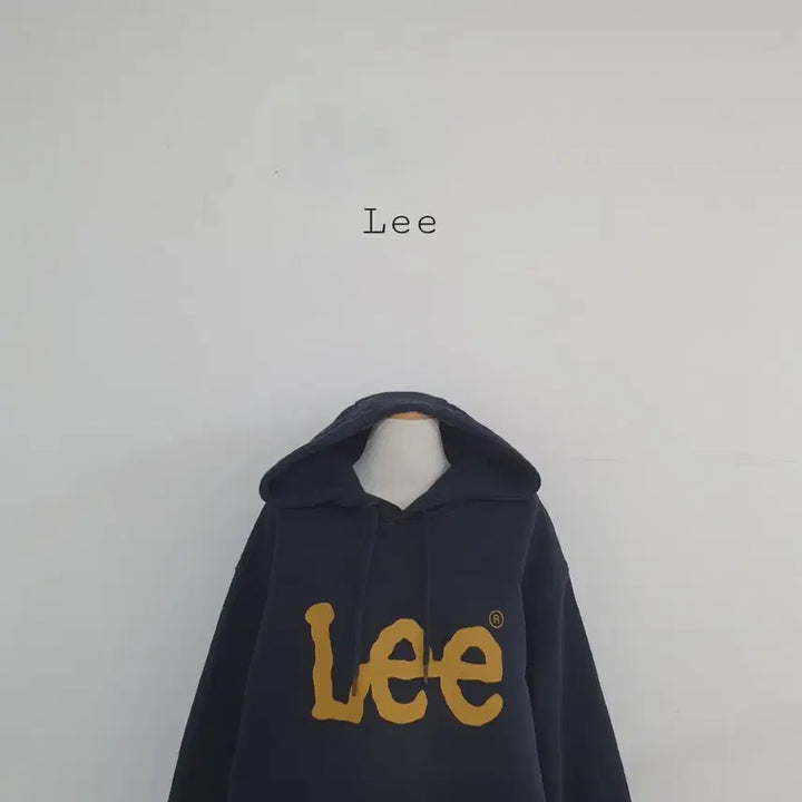 [BUNJANG] Lee Big Logo Hoodie Navy (XL) / 세일)No.26031704 Lee 리 빅로고 후드티 네이비
