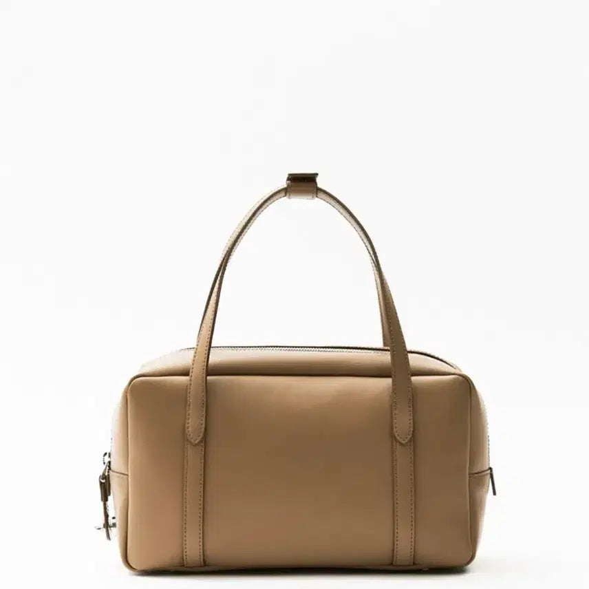 [BUNJANG] Mondmondo Soft Box Tote Bag - Cappuccino / 몽드몽드 소프트박스백 몽드몽드 토트백 카푸치노