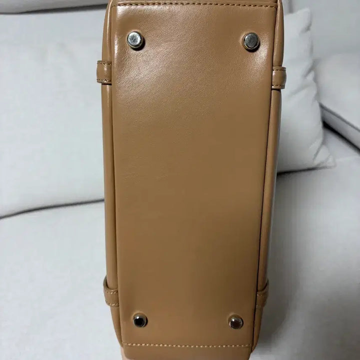 [BUNJANG] Mondmondo Soft Box Tote Bag - Cappuccino / 몽드몽드 소프트박스백 몽드몽드 토트백 카푸치노
