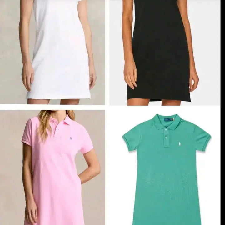 [BUNJANG] Polo Ralph Lauren Polo Dress / 특가  폴로 랄프로렌 카라 원피스/핑크/그린/화이트. xs s