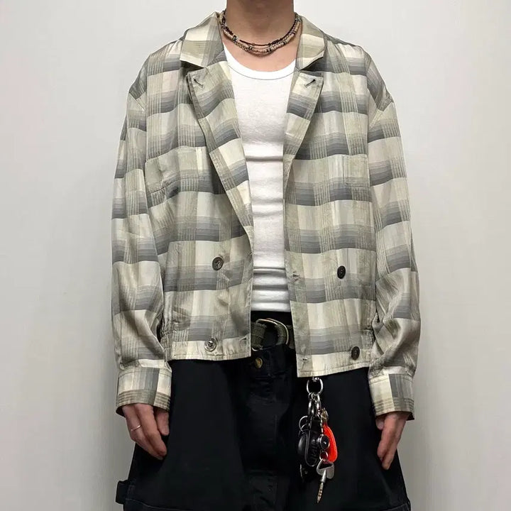 [BUNJANG] Balenciaga Vintage Cupro Silk Bomber Jacket / 90s Balenciaga 발렌시아가 빈티지 큐프라 실크 봄버자켓