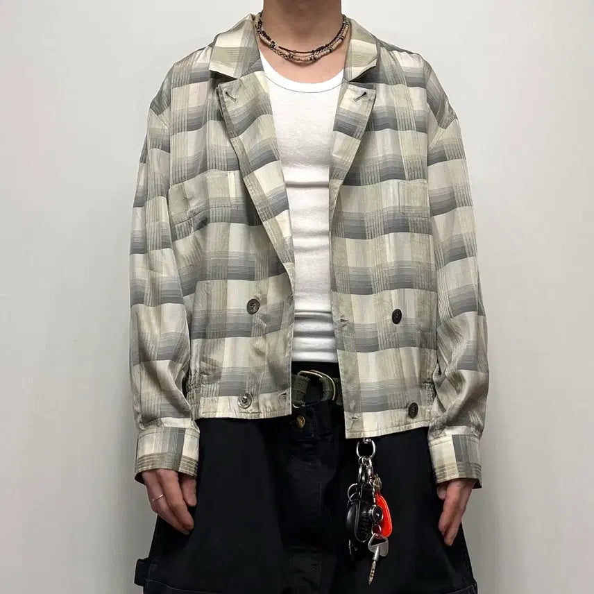 [BUNJANG] Balenciaga Vintage Cupro Silk Bomber Jacket / 90s Balenciaga 발렌시아가 빈티지 큐프라 실크 봄버자켓