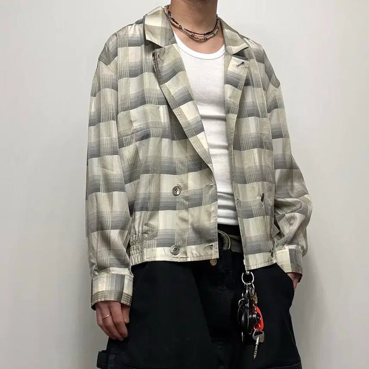 [BUNJANG] Balenciaga Vintage Cupro Silk Bomber Jacket / 90s Balenciaga 발렌시아가 빈티지 큐프라 실크 봄버자켓