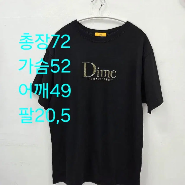 [BUNJANG] Dime REMASTERED Short Sleeve T-Shirt Black / M 다임 Dime REMASTERED 반팔 티셔츠 블랙