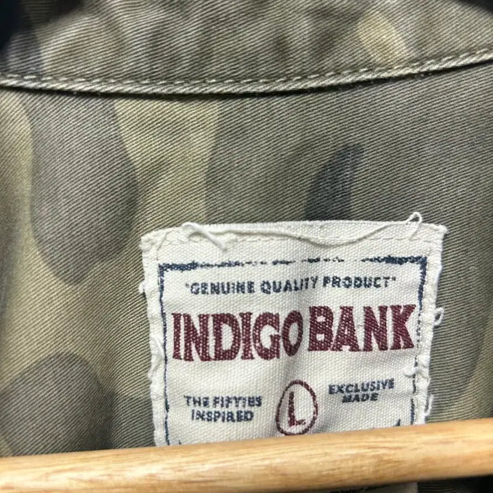 [BUNJANG] Military Camouflage Shirt (Size 100) / 카모 밀리터리 셔츠 남방 100사이즈