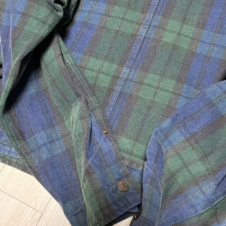 [BUNJANG] Polo Country Tartan Check Corduroy Collar Jacket / 90s폴로컨츄리 체크 덩가리핏자켓 XXL