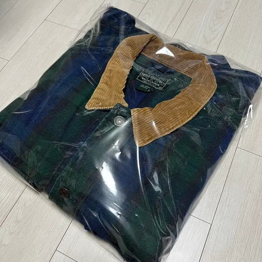 [BUNJANG] Polo Country Tartan Check Corduroy Collar Jacket / 90s폴로컨츄리 체크 덩가리핏자켓 XXL