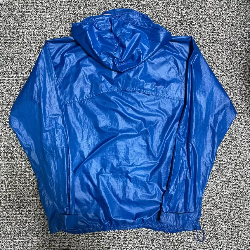 [BUNJANG] Reebok Blue Windbreaker Hooded Jacket / (105) 리복 블루 바람막이 후드 자켓