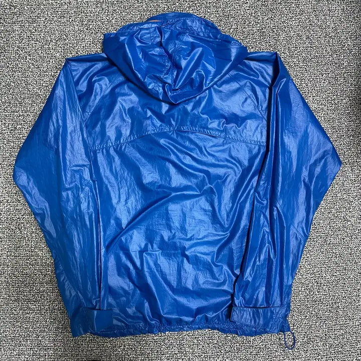 [BUNJANG] Reebok Blue Windbreaker Hooded Jacket / (105) 리복 블루 바람막이 후드 자켓
