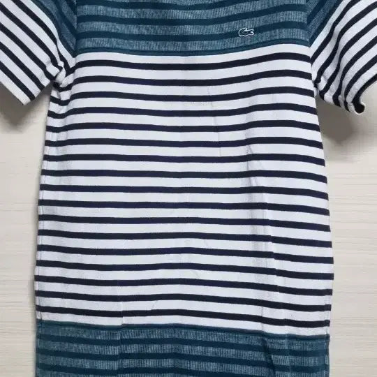 [BUNJANG] Lacoste Live Striped Short Sleeve Dress / 라코스테 라이브 스트라이프 반팔 원피스 55