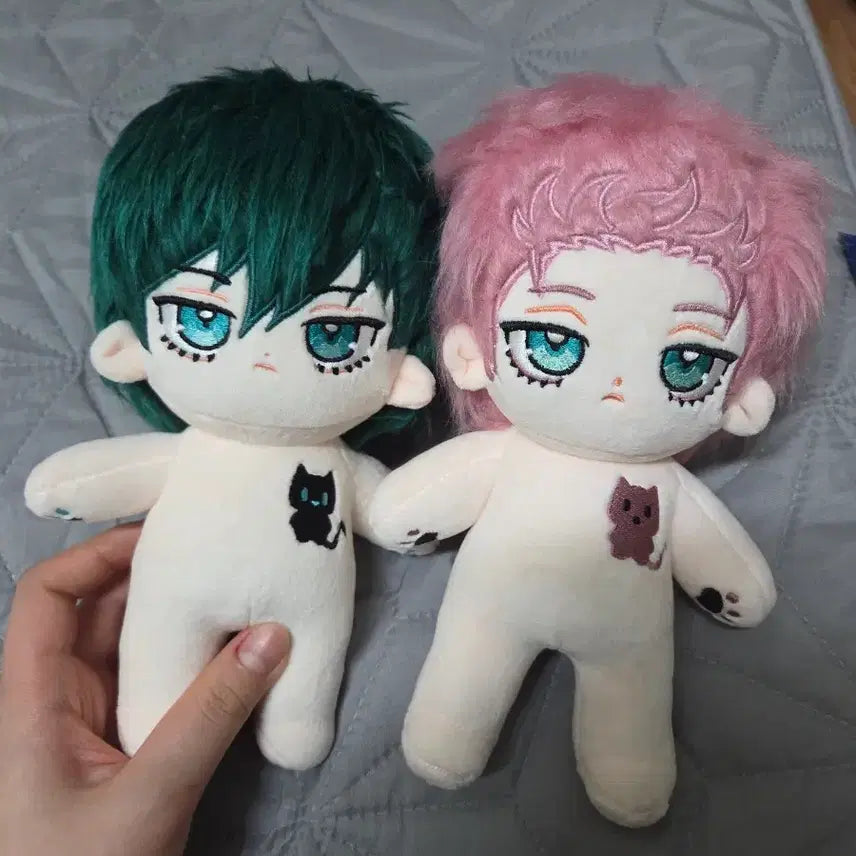 [BUNJANG] Blue Lock Sae Itoshi &amp; Rin Nagi 20cm Doll Bundle Set / 일괄)블루록 이토시 사에 린 인형 누이