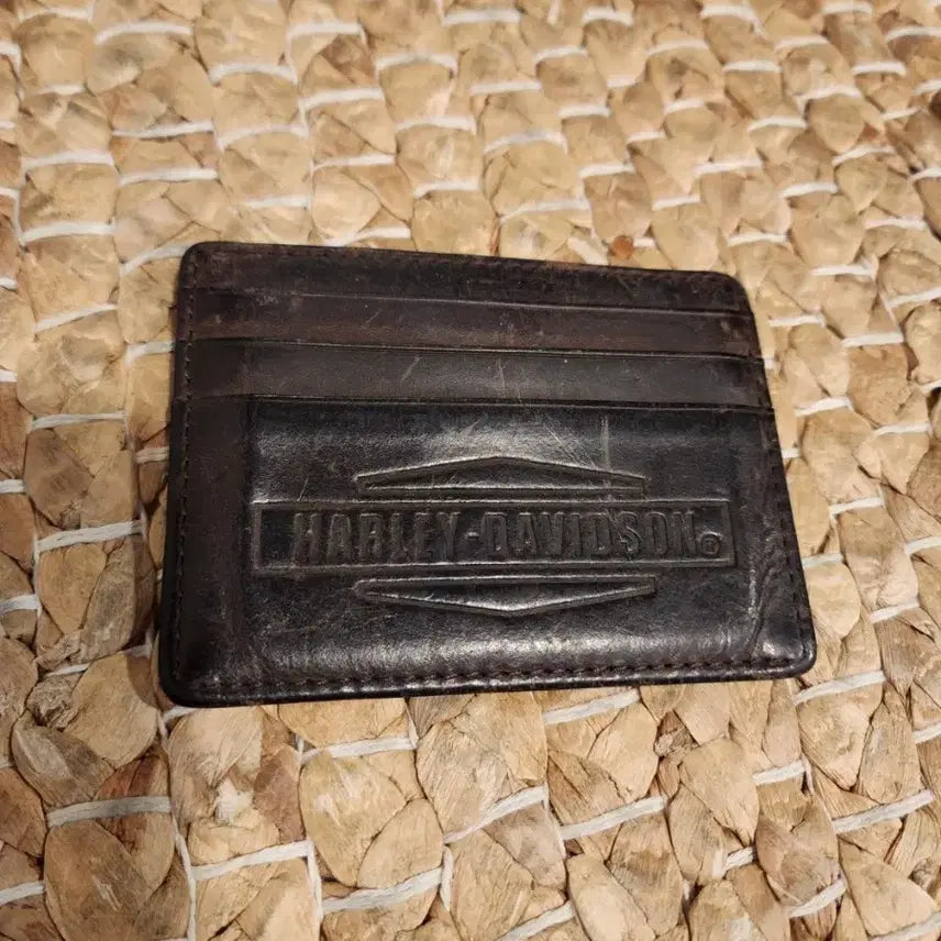 [BUNJANG] Harley-Davidson Horsehide Card Wallet / 할리 데이비슨 말가죽 카드 지갑
