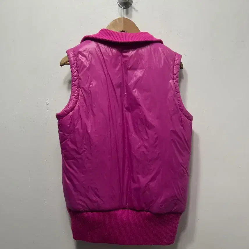 [BUNJANG] Adidas Pink Padded Vest S / 아디다스 핑크 패딩 조끼 S