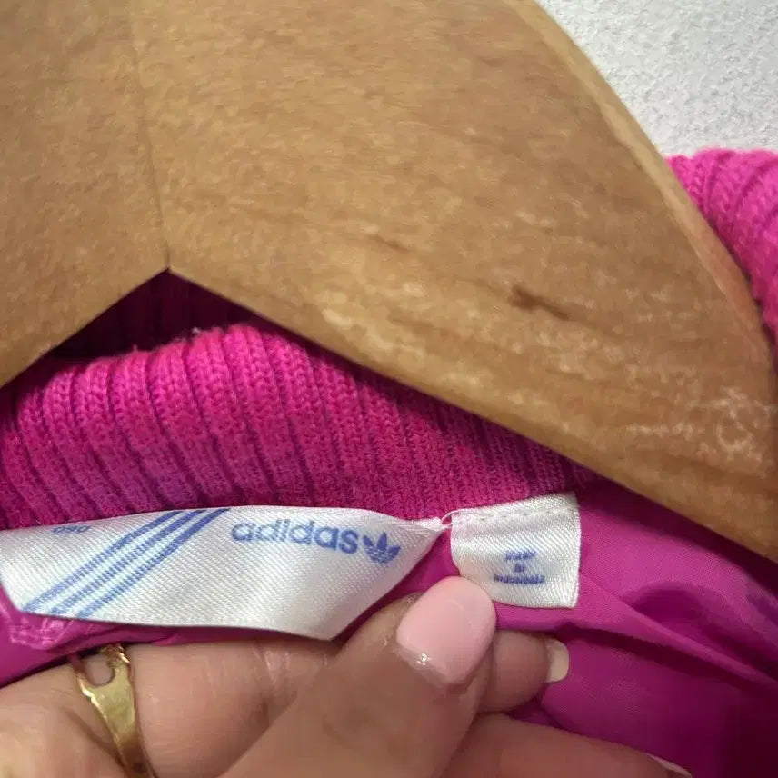[BUNJANG] Adidas Pink Padded Vest S / 아디다스 핑크 패딩 조끼 S
