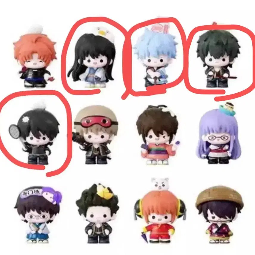 [BUNJANG] Gintama 콩눈 Figure Bundle Set / 은혼 콩눈 피규어 일괄