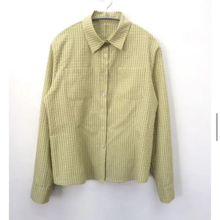 [BUNJANG] YeEtt Rookie Check Shirt Yellow Green / 예잇 루키 체크 셔츠 + 레이어드 반팔