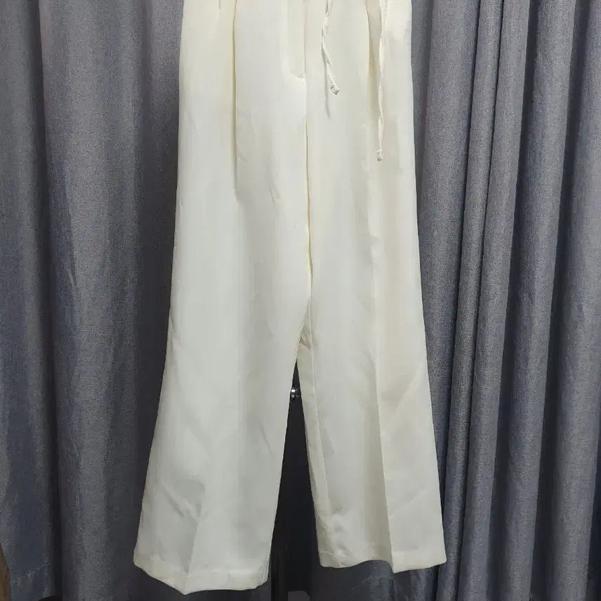 [BUNJANG] Cream Long Slacks / 크림밴딩 롱슬랙스