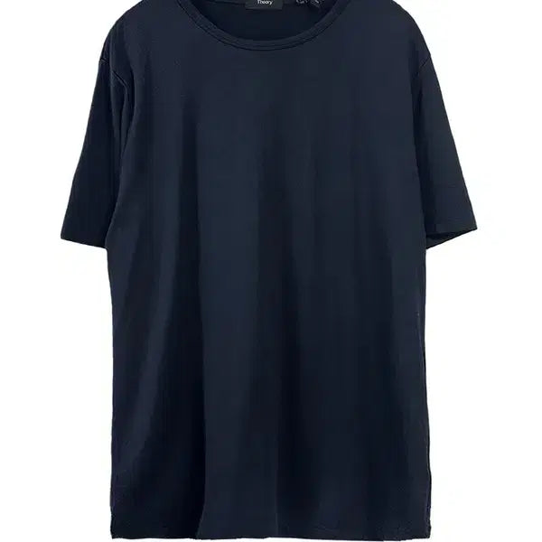 [BUNJANG] Theory Oversized Short Sleeve Jersey Navy / [XL] THEORY 띠어리 오버핏 반팔져지 네이비