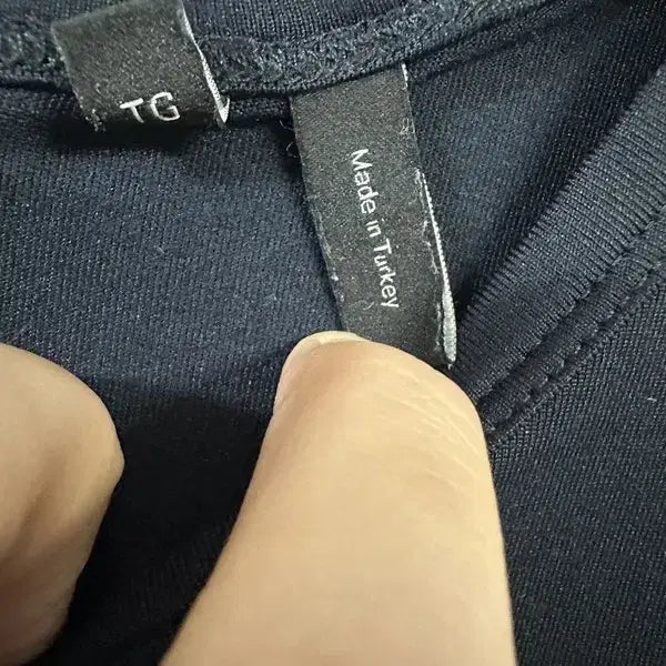 [BUNJANG] Theory Oversized Short Sleeve Jersey Navy / [XL] THEORY 띠어리 오버핏 반팔져지 네이비