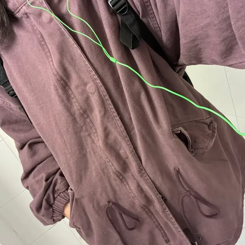 [BUNJANG] Sandbrook Purple Half Parka / (가격내림X) 샌프룩 퍼플 하프 야상 (퍼플)