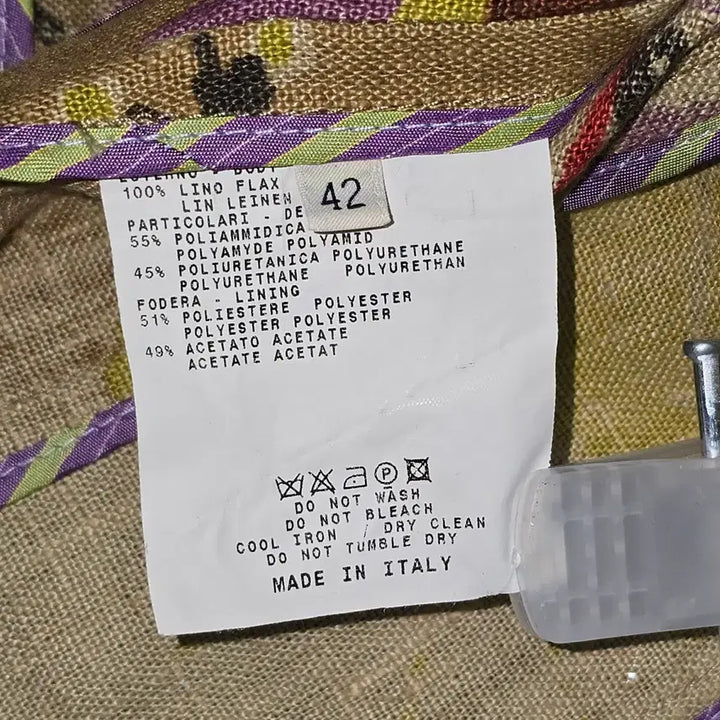 [BUNJANG] ETRO Milano Floral Linen Jacket / ETRO Milano 플로럴 린넨 자켓 (Made in Italy)