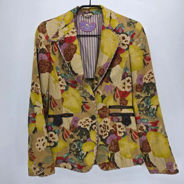 [BUNJANG] ETRO Milano Floral Linen Jacket / ETRO Milano 플로럴 린넨 자켓 (Made in Italy)