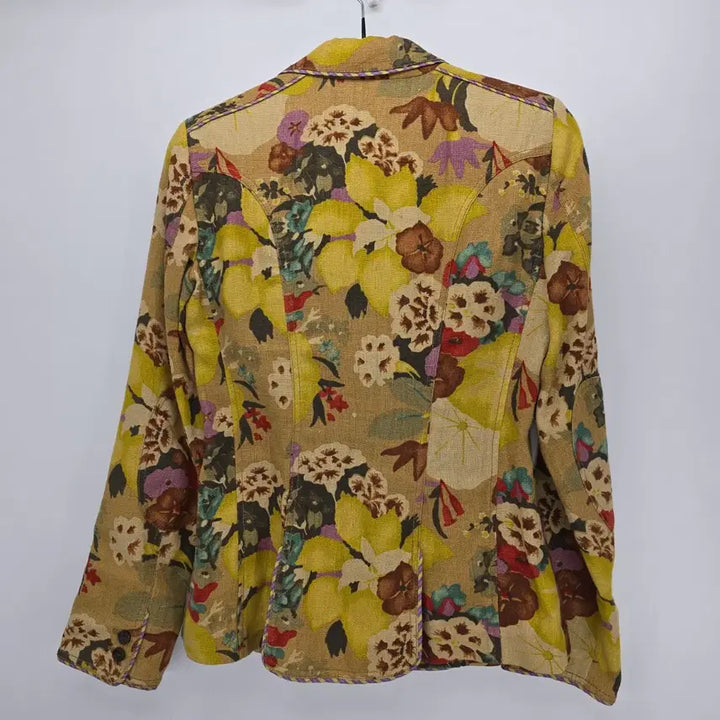 [BUNJANG] ETRO Milano Floral Linen Jacket / ETRO Milano 플로럴 린넨 자켓 (Made in Italy)