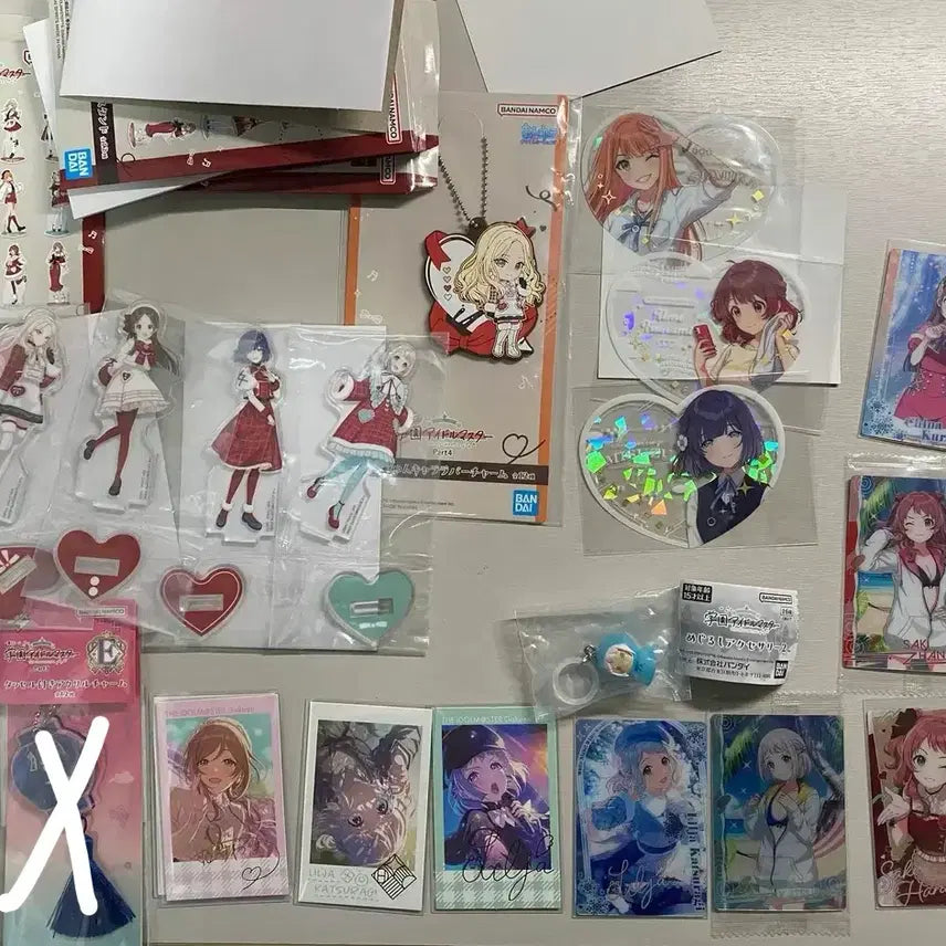 [BUNJANG] Academy Idol Master Acrylic Charms and Photocards / 학원아이돌마스터 쿠지,포카,아크릴 가쿠마스