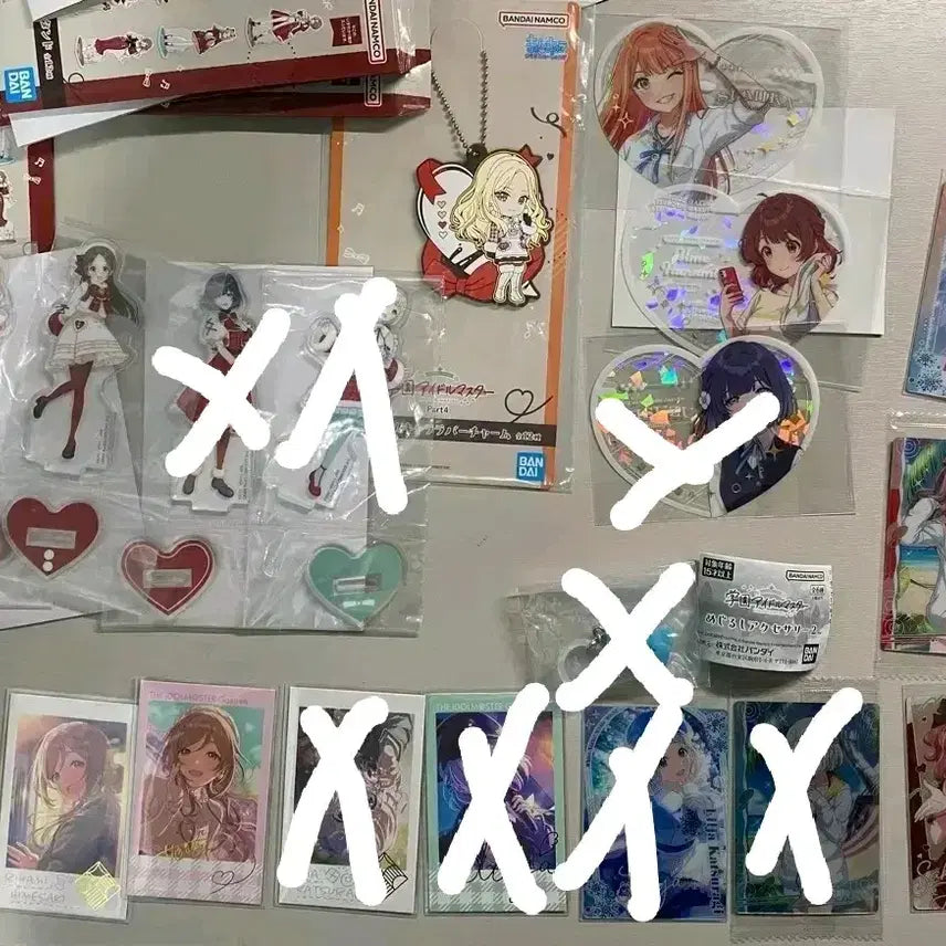 [BUNJANG] Academy Idol Master Acrylic Charms and Photocards / 학원아이돌마스터 쿠지,포카,아크릴 가쿠마스