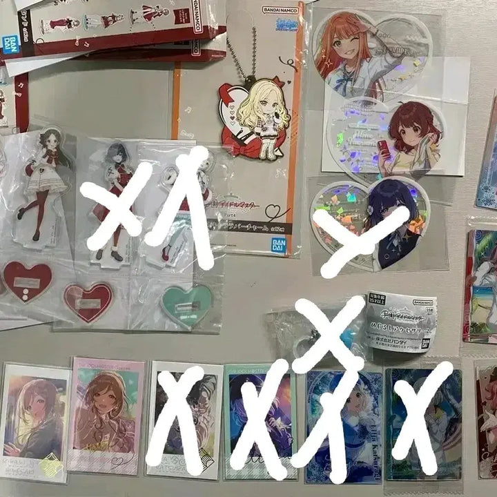 [BUNJANG] Academy Idol Master Acrylic Charms and Photocards / 학원아이돌마스터 쿠지,포카,아크릴 가쿠마스