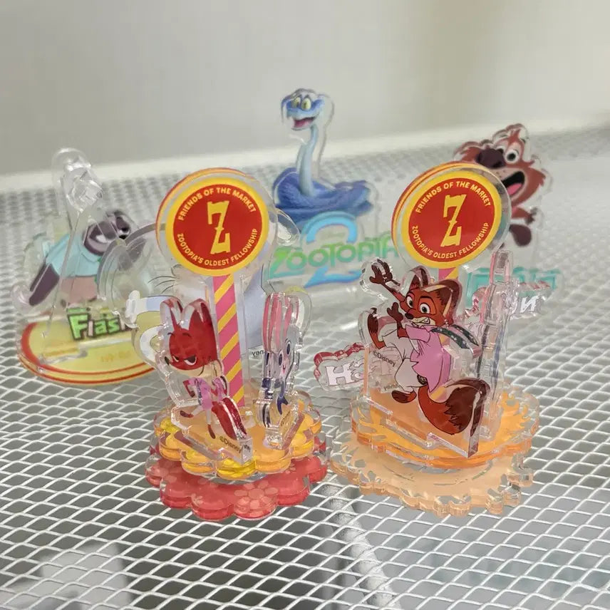 [BUNJANG] Zootopia Kinder Joy Acrylic Stand Bundle Set / 주토피아 킨더조이 아크릴 스탠드 일괄