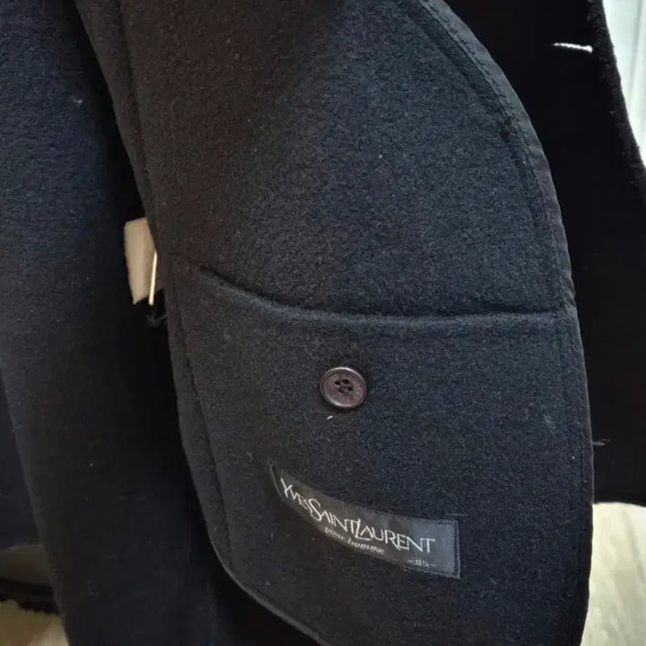 [BUNJANG] Yves Saint Laurent Wool Coat / 울90 입생로랑 코트 / 입생로랑 발마칸 코트 / 입생로랑 울코트
