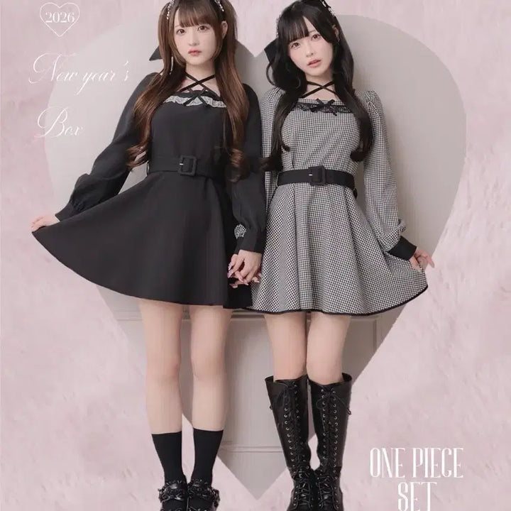 [BUNJANG] Pium Belt Mini Dress Black / 피움 pium 벨트 미니 원피스 블랙 화이트 스나계 걸리 양산형