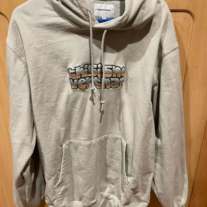 [BUNJANG] Thisisneverthat Grey Hoodie / 디스이즈네버댓 회색 후드티