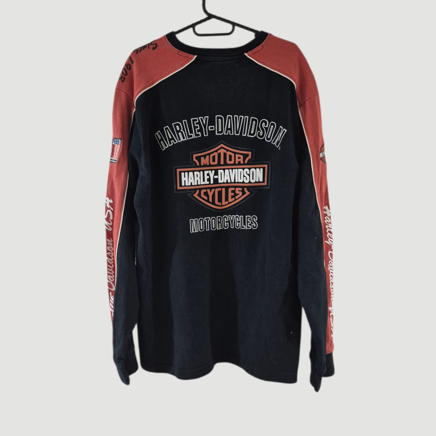 [BUNJANG] Harley Davidson Vintage Crewneck Sweatshirt / [해외L]할리데이비슨 빈티지 맨투맨