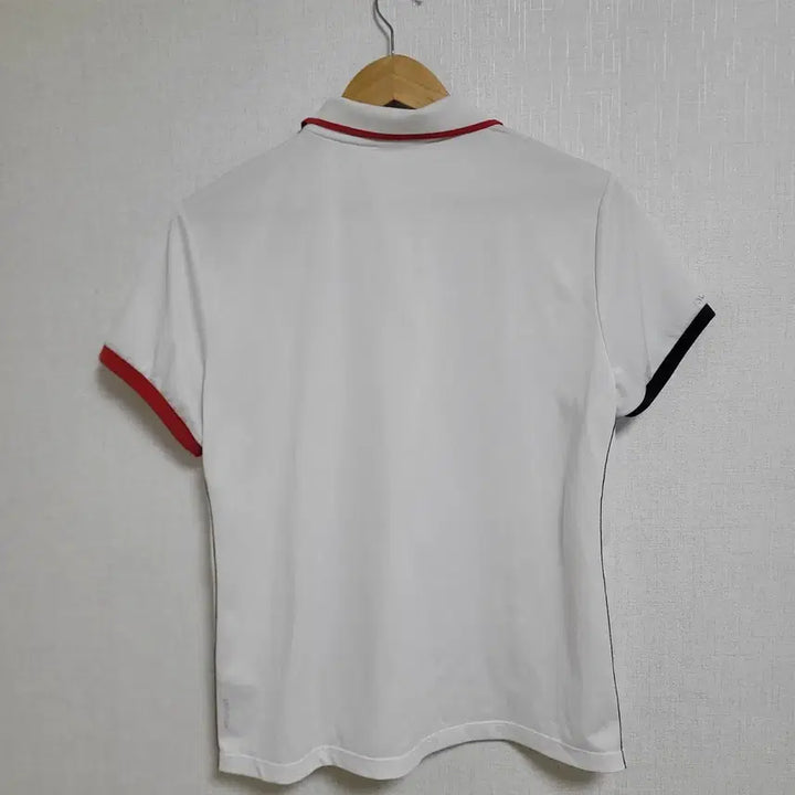 [BUNJANG] LeCAF E-Plus White Colorblock Polo Shirt / 35.르까프이플러스 화이트 배색 반팔 폴로티