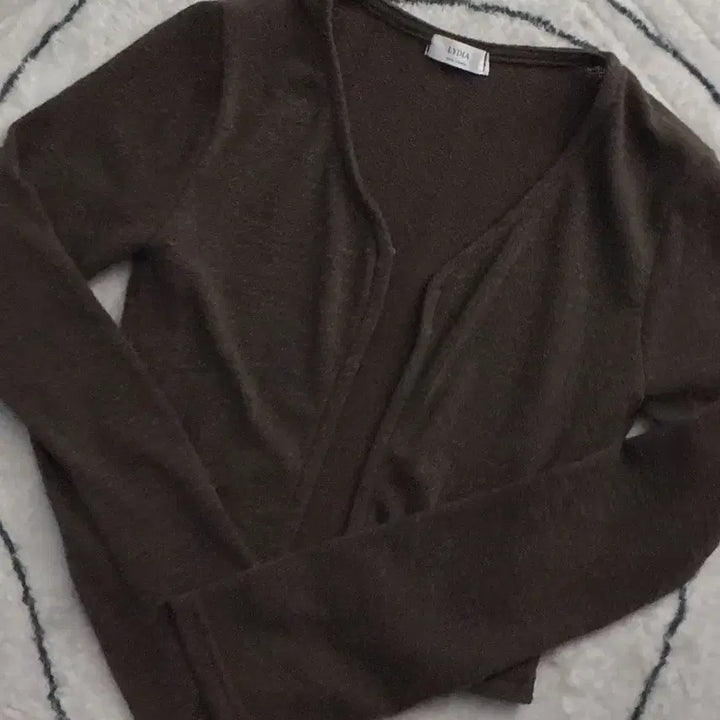[BUNJANG] LYDIA Khaki Cardigan / LYDIA 카키 가디건