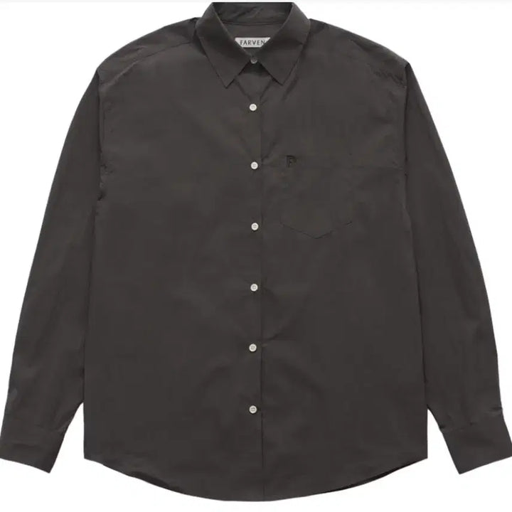 [SOLD OUT] 파르벵 자수 로고 셔츠 차콜
