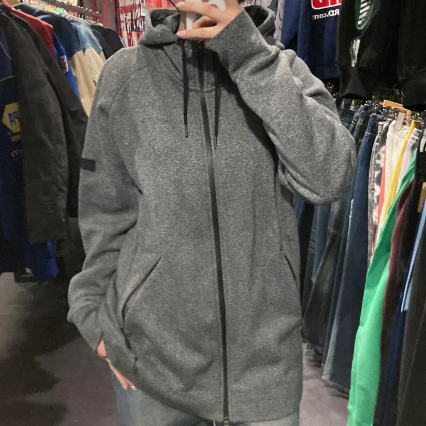 [BUNJANG] IM Jordan Gray Hooded Zip-Up / [IM] Jordan 조던 후드 집업 그레이