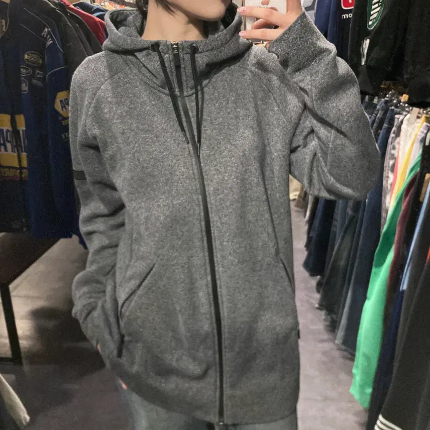 [BUNJANG] IM Jordan Gray Hooded Zip-Up / [IM] Jordan 조던 후드 집업 그레이