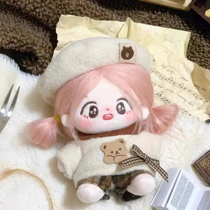 [BUNJANG] 10cm Doll Bear Beret / 10cm 인형옷 곰돌이 베레모